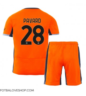 Inter Milan Benjamin Pavard #28 Dětské Alternativní Dres 2023-24 Krátký Rukáv (+ trenýrky)